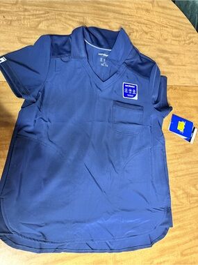 Scrubstar navy top
